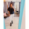 Lennon High Rise Crop Boot in Cloud Vintage