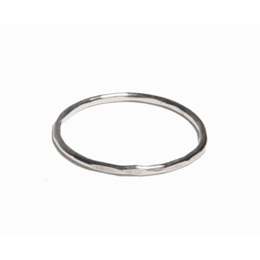 ABLE Hammered Stacking Ring